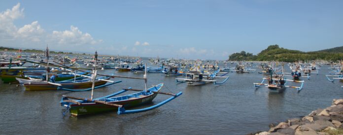 perairan pancer rawan tsunami Kawasan pesisir Muncar, Banyuwangi.