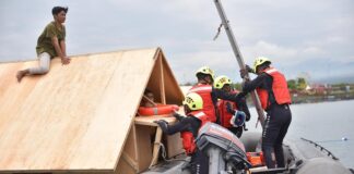 Peserta IFRC ke-19 mengikuti tantangan penyelamatan bencana yang digelar di sejumlah titik di Banyuwangi, 13-22 November 2022/ist.
