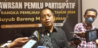 Ketua Bawaslu Banyuwangi, Hamim.