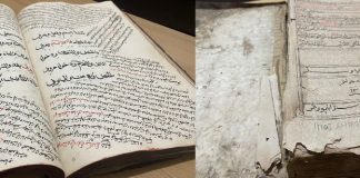 Koleksi kitab kuning peninggalan tokoh NU Kiai Saleh Lateng, Banyuwangi. (foto/ist)