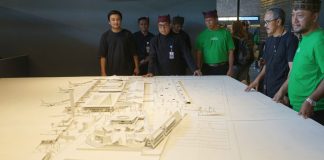 Festival Arsitektur Nusantara memamerkan berbagai arsitektur khas Banyuwangi, Kamis (22/6/2023) siang. (foto/ist)