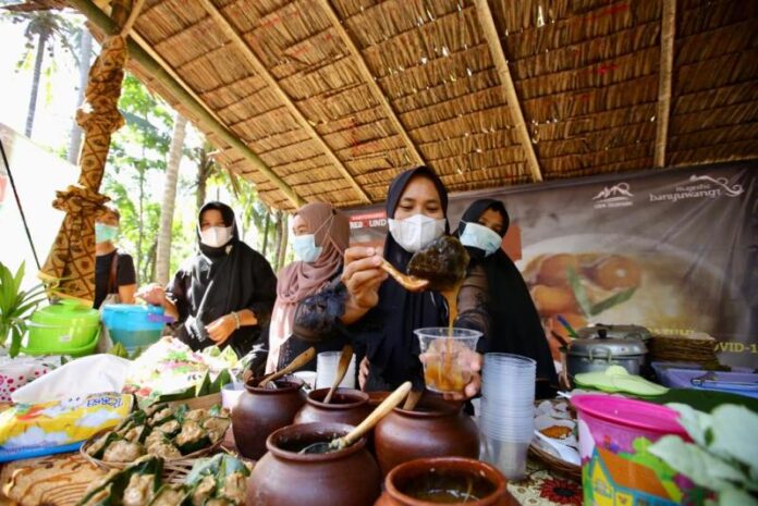 Pelaku UMKM di Banyuwangi yang menjadi sasaran program kanggo riko. (Foto/dok)