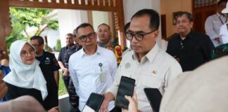 Menhub Budi Karya Sumadi melakukan kunjungan kerja ke Banyuwangi, Kamis (9/5/2024). (Foto/Humas Pemkab Banyuwangi)