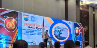 Polda Jatim menggelar pelatihan trainer Operasi Mantap Praja Semeru 2024 di Surabaya. (Foto/Humas Polresta Banyuwangi)