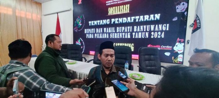 Divisi Teknis KPU Banyuwangi, Anang Lukman Afandi. (Foto/udi)