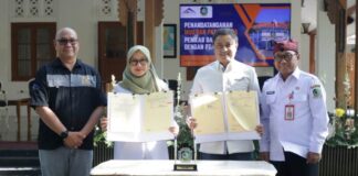 Kerjasama pembangunan RS antara Pemkab Banyuwangi dan PT Bumi Suksesindo, Rabu (18/9/2024). (Foto/Humas Pemkab Banyuwangi)
