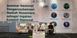 Seminar Nasional Pengarusutamaan Naskah Nusantara IKON yang digelar Perpusna di Banyuwangi, Kamis (19/9/2024). (Foto/udi)
