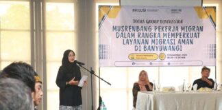 Aktivis dan NGO pekerja migran Banyuwangi menggelar musrenbang, Kamis (12/12/2024). (Foto/Humas Pemkab Banyuwangi)