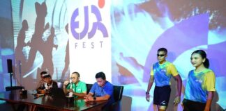 Panitia Tetralogy East Java Running Festival memberikan keterangan kepada wartawan. (Foto/Humas Pemkab Banyuwangi).