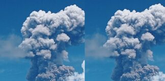 Gunung Raung di Banyuwangi mengalami erupsi, Selasa (24/12/2024). (Foto/ist)