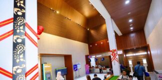 Wajah baru Stasiun Banyuwangi Kota Banyuwangi yang mengusung etnik Osing. (Foto/Humas Pemkab Banyuwangi)