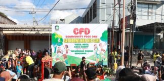 Keramaian even CFD di depan Kantor Pemkab Banyuwangi, Minggu (18/7/2025). (Foto/ist)