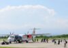 Penumpang turun dari pesawat di Bandara Banyuwangi setelah menempuh penerbangan Surabaya-Banyuwangi, Rabu (24/9/2025). (Foto/Humas pemkab)