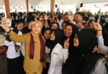 Bupati Banyuwangi Ipuk Fiestiandani usai pelantikan tenaga PPPK, belum lama ini. (Foto/dok)