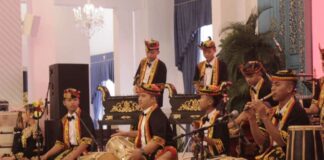 Penampilan perkusi Using yang mengiringi berbagai acara di Kabupaten Banyuwangi. (Foto/ist)