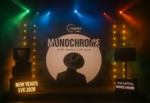 Hitam Putih Monochrome Pesona Tahun Baru 2026 di The Capital Hotel Surabaya