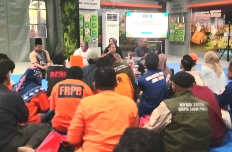 Kang ET Kupas Relawan Bencana di BPBD Jatim