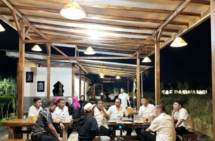 Lapas Banyuwangi membuka Sawah Gunung Café untuk pemberdayaan warga binaan, Senin (16/3/2026). (Foto/Humas Lapas Banyuwangi)