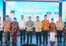 Diresmikan Mendag, Pasar Tradisional Sidayu Gresik Mulai Operasional