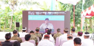 Pangdam IX/Udayana Ikuti Peluncuran 1.061 Koperasi Merah Putih Bersama Presiden