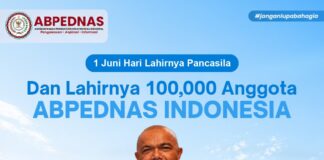 ABPEDNAS Cetak Sejarah, Raih 100.000 Anggota Bertepatan Hari Lahir Pancasila 2026