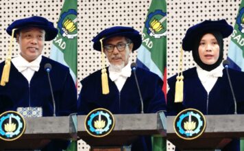 Sokong Kemajuan Pendidikan Indonesia, ITS Kukuhkan Lima Profesor Baru