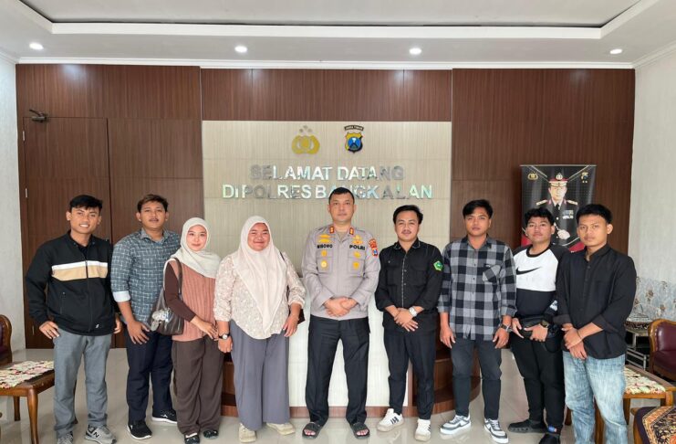 Sambangi Polres Bangkalan, HIMAGA Desak Penanganan Serius Kasus Kekerasan Seksual Anak