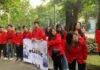 Edukasi Masyarakat, Mahasiswa KKN Uwika Surabaya Gelar Baksos Gerakan No Plastic Bag