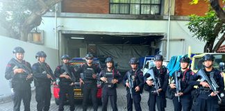 Elite Brimob, Jaga Keselamatan Delegasi ICANN87 di Bali