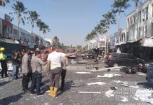 Tabung Gas Meledak di RM Komplek Ruko San Antonio, Lima Karyawan Terluka