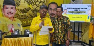 Muscam Golkar Klojen Malang, Handoko Terpilih Aklamasi